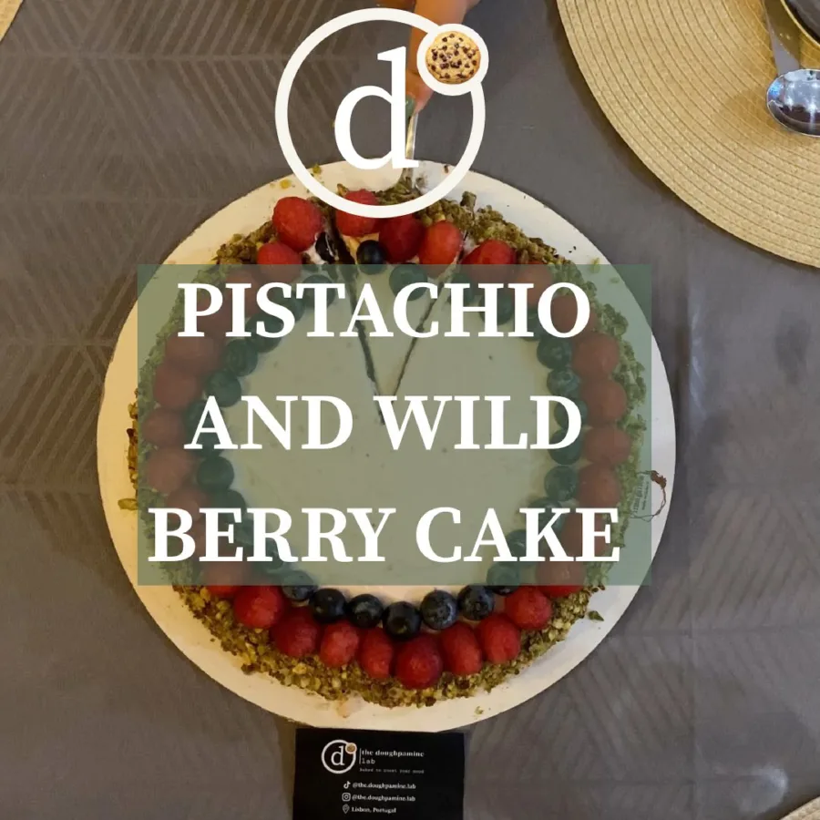 Pistachio and Wild Berry Cake